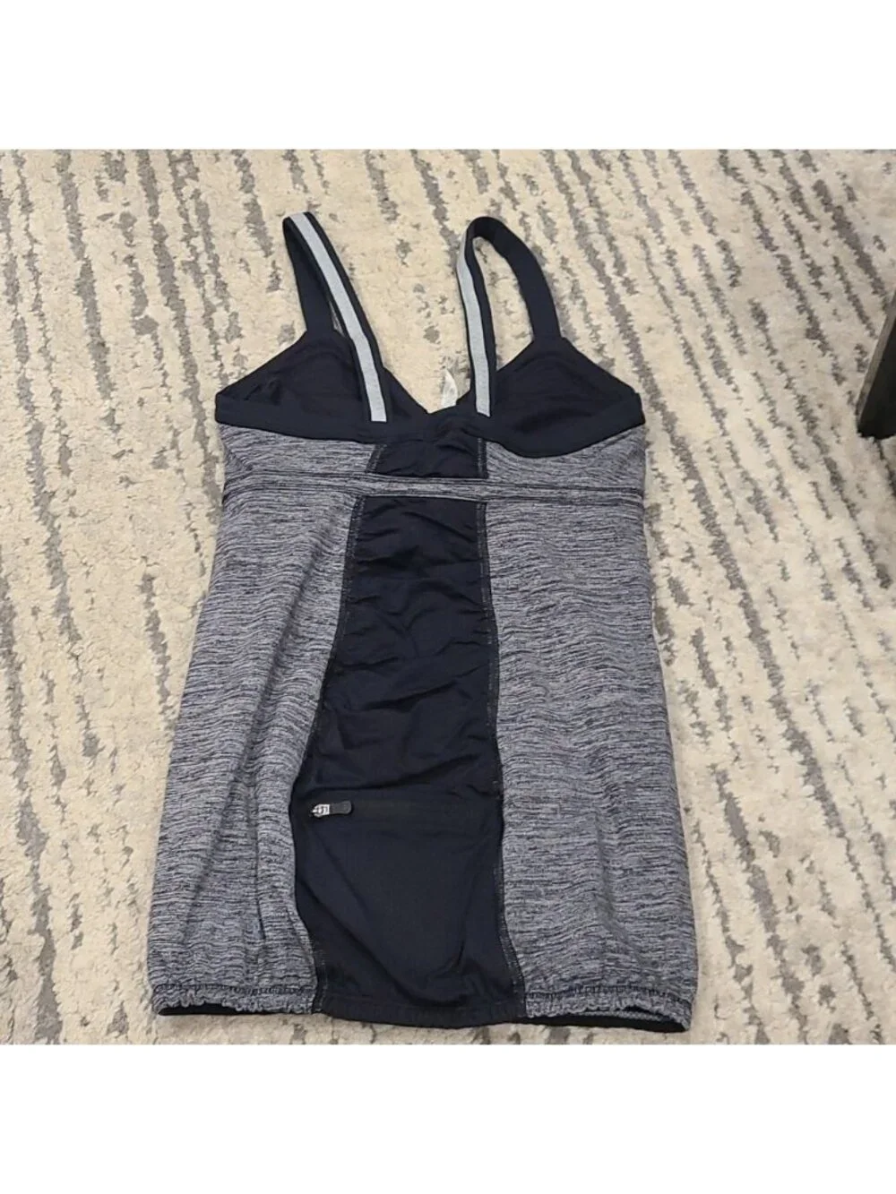 Lululemon Heathered Black Light Up Tank